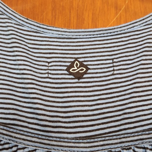 prAna Woman’s Striped Ombré Blue Casual Tank Top Size Medium - Picture 4 of 5